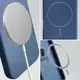 Silikonowe etui z pierścieniem magnetycznym Bizon Soft Case Magnetic do Samsung Galaxy S24 granatowe