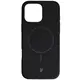 Silikonowe etui z pierścieniem magnetycznym Bizon Soft Case Magnetic do Apple iPhone 16 Pro Max czarne