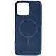 Silikonowe etui z pierścieniem magnetycznym Bizon Soft Case Magnetic do Apple iPhone 16 Pro Max granatowe