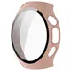 Etui ze szkłem do zegarka Bizon Case+Glass Watch do Huawei Watch 5 46mm różowe