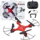 Dron Y20 UFO Zdalnie Sterowany Światła Obrót 360 Czerwony LEAN Toys