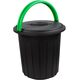 Κάδος απορριμμάτων Ecosolution 25L 37 5x37 5x39cm σκούρο γκρι/πράσινο 8009115034193