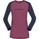 Γυναικεία μπλούζα ποδηλασίας Norrona Fjora Equaliser Lightweight LS - βιολετί χαλαζίας/ινδικό νυχτερινό