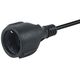 Equip Netzkabel Anschl. C14 -> CEE7/3 0.25m schwarz
