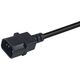 Equip Netzkabel Anschl. C14 -> CEE7/3 0.25m schwarz