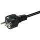 Equip Netzkabel Anschl. Schuko -> CEE7/3 3.00m schwarz