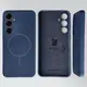 Silikonowe etui z pierścieniem magnetycznym Bizon Soft Case Magnetic do Samsung Galaxy S24+ Plus granatowe