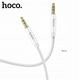 Καλώδιο AUX Jack 3,5 mm σε Jack 3,5 mm HOCO 1 m UPA19 ασημί