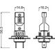 Λάμπα LED (Σετ 2 τεμ.) H7 12V 16W PX26D/PY26D-1 χωρίς οδική έγκριση Ultinon Essential LED gen2, λευκή 6500K