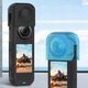 Dekielek Na Obiektyw + Obudowa Silikonowa Osłona Ochrona Do Insta360 X5 / X 5 / Pu757b