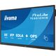iiyama TE6512MIS-B4AG signage display Płaski panel Digital Signage 165,1 cm (65") LCD Wi-Fi 400 cd/m 4K Ultra HD Czarny Ekran dotykowy Procesor wbudowany Android 11 24/7