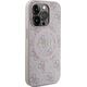 Guess Guess GUHMP14XG4GFRP iPhone 14 Pro Max 6.7" różowy/pink hardcase 4G Collection Leather Metal Logo MagSafe