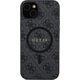 Guess Guess GUHMP15SG4GFRK iPhone 15 / 14 / 13 6.1" czarny/black hardcase 4G Collection Leather Metal Logo MagSafe