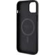 Guess Guess GUHMP15SG4GFRK iPhone 15 / 14 / 13 6.1" czarny/black hardcase 4G Collection Leather Metal Logo MagSafe