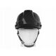 Kask ochronny budowlany BHP regulowany – czarny (50)