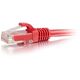 Kabel / 1 m Mlded/Btd Red CAT5E PVC UTP PATC