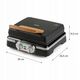 DOMO DO9281W Gofrownica, 1520W, 2 duże gofry, regulacja temperatury, czarna