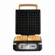 DOMO DO9275W Gofrownica, 1400W, 2 duże gofry, regulacja temperatury, czarna
