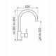 Zlew MIDO (62x50) 1B 1D czarny + Bateria FLESSI BLACK