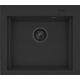Zlew SIROS (57x51,5) 1B Black Edition + Bateria FLEXOS