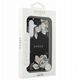 Case Guess Grained Printed Flower Pattern MagSafe for Samsung Galaxy S25 black