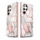 Etui Supcase Cosmo Samsung Galaxy S23 Ultra Marble Pink