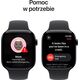 Έξυπνο ρολόι Apple Watch Series 10 GPS 42mm Jet Μαύρο Αλουμινένια Θήκη με Μαύρο Αθλητικό Λουράκι - M/L