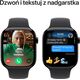 Έξυπνο ρολόι Apple Watch Series 10 GPS 42mm Jet Μαύρο Αλουμινένια Θήκη με Μαύρο Αθλητικό Λουράκι - M/L