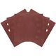 Papiery ścierne na rzep, kwadrat 113 x 113 mm, P240, 5 szt., z 8 otworami do 04-623