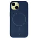 Silikonowe etui z pierścieniem magnetycznym Bizon Soft Case Magnetic do Apple iPhone 15 granatowe