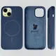 Silikonowe etui z pierścieniem magnetycznym Bizon Soft Case Magnetic do Apple iPhone 15 granatowe