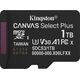 Kingston Technology Canvas Select Plus Gen3 1 TB MicroSDXC UHS-I Klasa 10