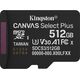 Kingston Technology Canvas Select Plus Gen3 512 GB MicroSDXC UHS-I Klasa 10