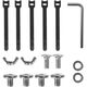 Organizer podbiurkowy na kable Maclean, max. obciążenie 5kg, max. 728mm, biały, MC-103 W
