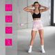 HMS ZESTAW HULA HOP HHW06 PINK Z PIŁKĄ GRAWITACYJNĄ I LICZNIKIEM HMS + PAS BR163 BLACK PLUS SIZE