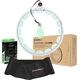 HMS ZESTAW HULA HOP HHW06 GREEN Z PIŁKĄ GRAWITACYJNĄ I LICZNIKIEM HMS + PAS BR163 BLACK PLUS SIZE