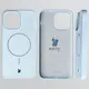 Silikonowe etui z pierścieniem magnetycznym Bizon Soft Case Magnetic do Apple iPhone 14 Pro Max błękitne