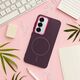 Θήκη FRAME MAG COVER συμβατή με MagSafe για SAMSUNG A26 μωβ