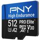 Karta pamięci microSD High Endurance 512G P-SDU512V32100PHE-GE PNY