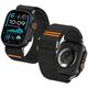 TECH-PROTECT NYLON SLIP APPLE WATCH 6 / 7 / 8 / 9 / 10 / SE / ULTRA 1 / 2 (44 / 45 / 46 / 49 MM) BLACK