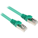 Sharkoon CAT 6 Patchcord SFTP Zielony 10M (4044951014880)