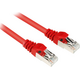 Sharkoon CAT 6 Patchcord SFTP Czerwony 0.5M (4044951014903)