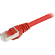 Sharkoon CAT 6 Patchcord SFTP Czerwony 3M (4044951014934)