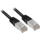 Sharkoon CAT 6 Patchcord SFTP Czarny 3M (4044951015009)