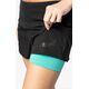 Inov-8 Spodenki damskie Inov-8 TrailFly Ultra 3 2in1 Short - bk/teal 34