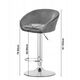 Hoker EAST - aksamit czarny / baza chrom x 2