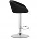 Hoker EAST - aksamit czarny / baza chrom x 2