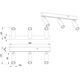 LED προβολέας TRIO AMBALA, 3x5W, 2300/3000/4000K 3x500 lm μαύρο 16.5x15x4cm