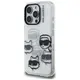 Etui Karl Lagerfeld IML Multi K&C Head Pattern do Apple iPhone 16 Pro przezroczysty