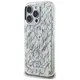 Etui Karl Lagerfeld IML Karl Script Pattern MagSafe do Apple iPhone 16 Pro Max biały